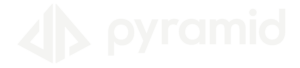 Pyramid Logo CMYK White